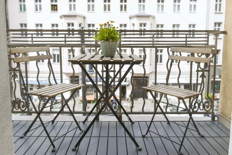 balcony of family apartment OTA-Berlin